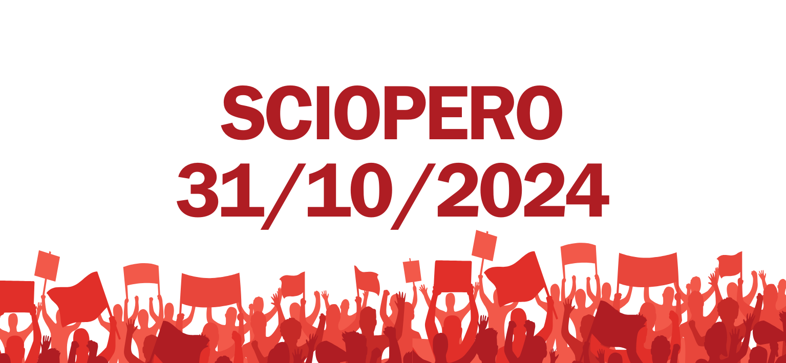 COMUNICAZIONE ALLE FAMIGLIE SCIOPERO DEL 31/10/2024 INTERA GIORNATA